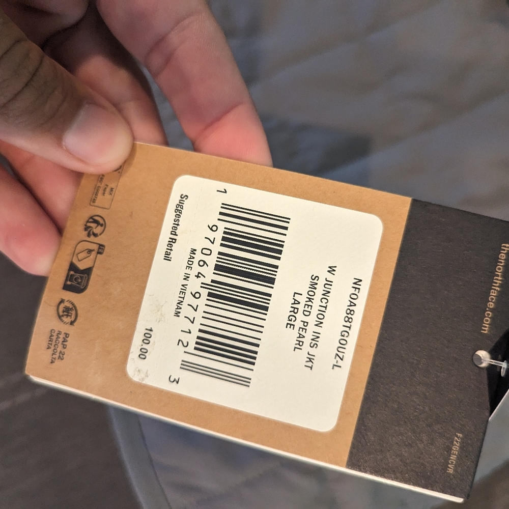 The North Face Junction Insulated Jacket Women's Smoked Pearl Mult Sizes - Picture 2 of 13